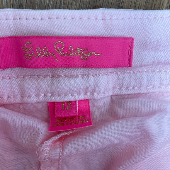 Lilly Pulitzer Colette pink jean skirt - Picture 4 of 5